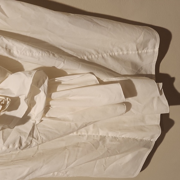 ❤️ DONCASTER COLLECTION POPLIN RUFFLED TOP / BLOUSE, 12W - Picture 4 of 9